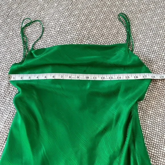 NWT Alice + Olivia Harmony Draped Silk Slip Dress - Picture 14 of 14